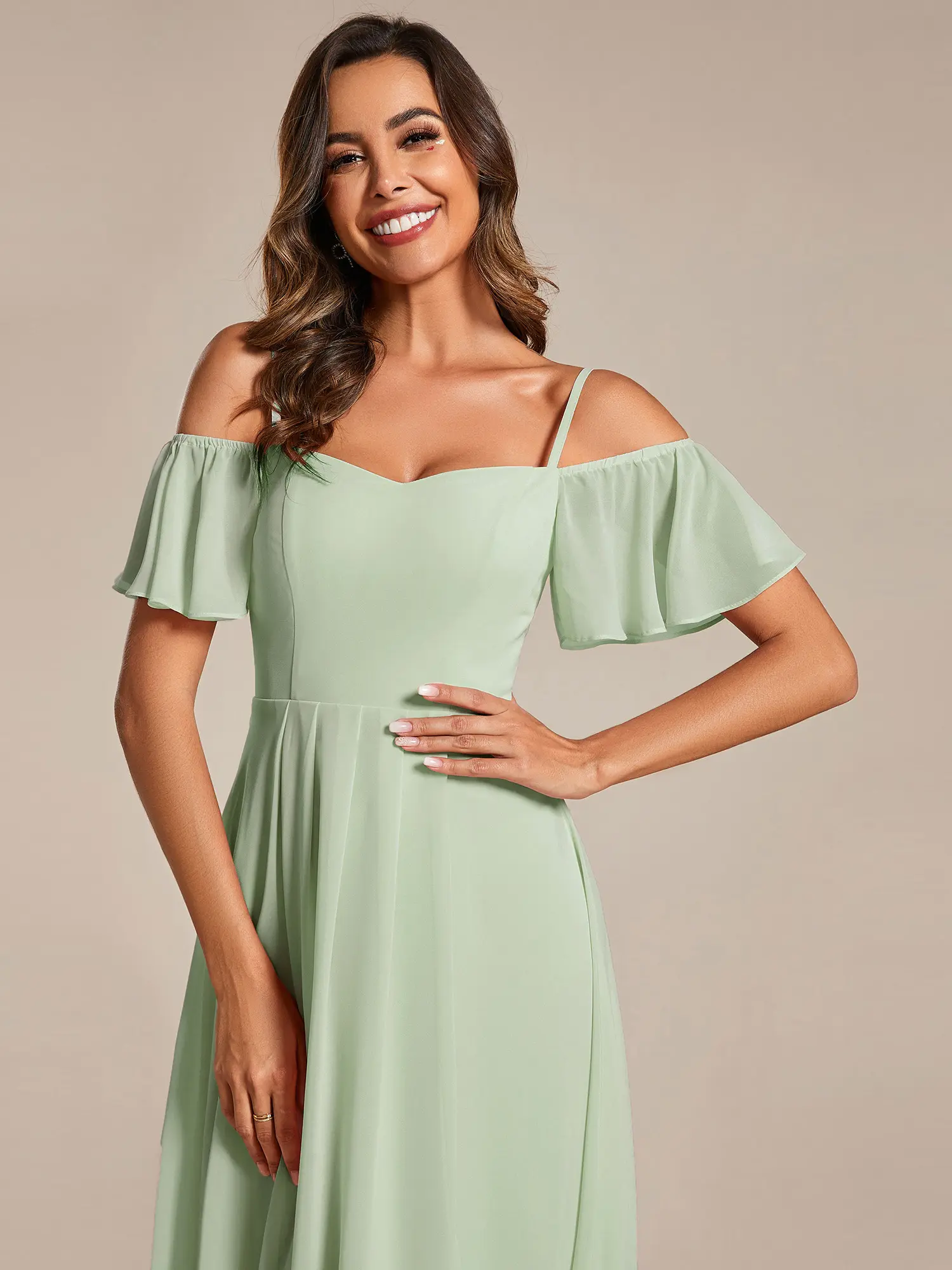 Ever-Pretty Off Shoulder Ruffle Chiffon Dress High Low Hem | Party & Wedding Guest ,A-Line Midi Wedding Guest Dress, Minimalist 02103 Womenswear - TikTok Shop Ever-Pretty Off Shoulder Ruffle Chiffon Dress High Low Hem | Party & Wedding Guest ,A-Line Midi Wedding Guest Dress, Minimalist 02103 Womenswear - TikTok Shop