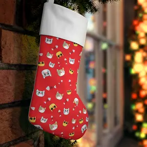 Kitty  SilentHeaven Cat Designs Holiday Stocking