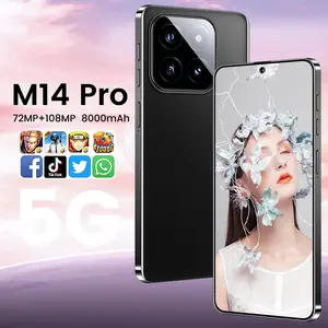 2025 5G smart Android phone, support face recognition,16GB+1TB memory,8000mAh large battery, 7.3-inch display, fast charging, GPS navigation