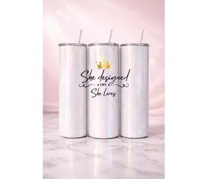 She Designed A Life She Loves Affirmation Tumbler I 20oz