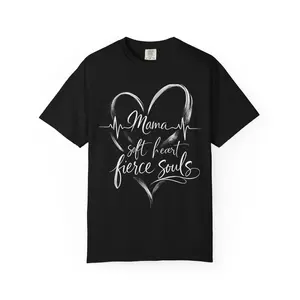 Mama Soft Heart Fierce Soul Shirt - Strong Mom Tee - Mother's Day Gift - Western Mom Aesthetic