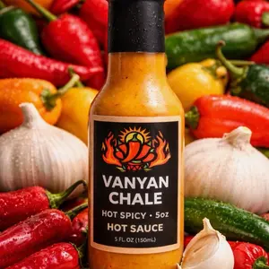Vanyan Chale Hot Spicy 5oz Hot Sauce - Premium Quality, 5 oz (150ml)