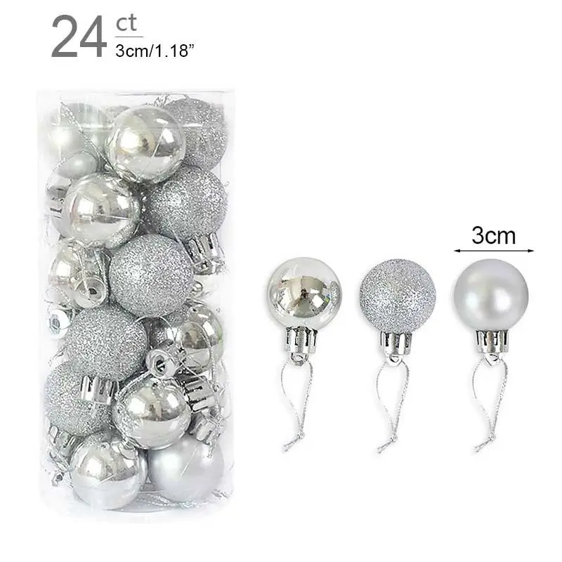 24pcs silver