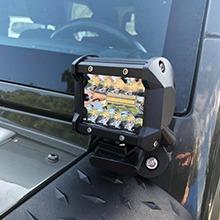 Nilight 2PCS Base Mounting Brackets Universal Slide Bracket Kits for LED Light Bar, Model: 90035B