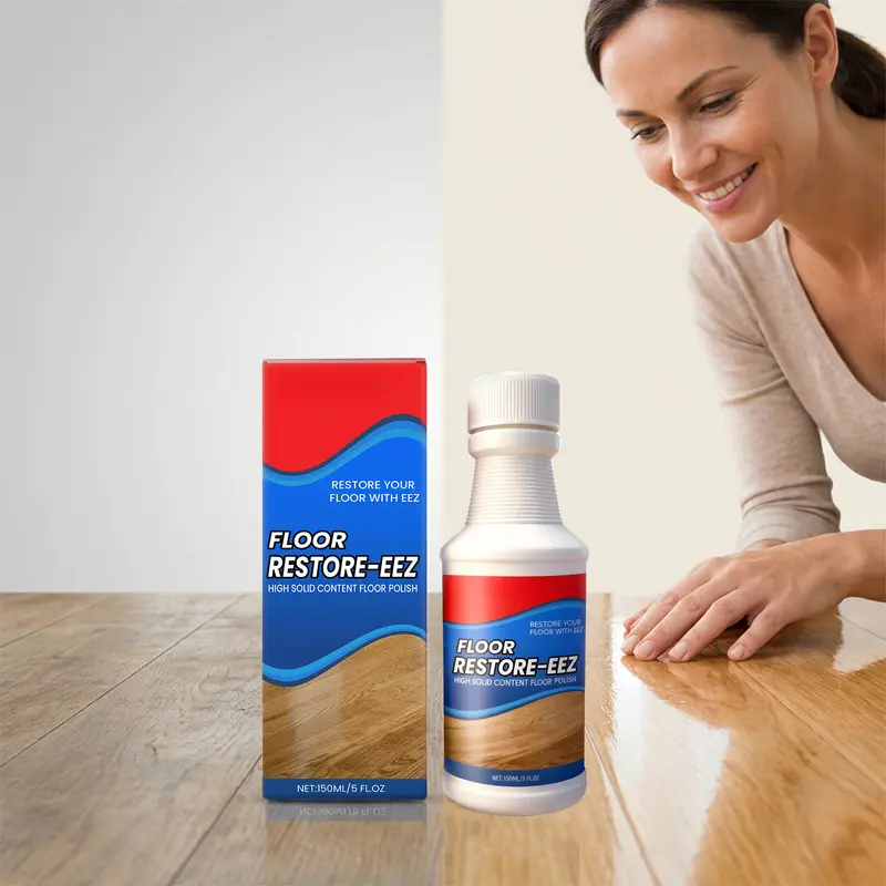 3-in-1 Floor Polish & Scratch Repair for Hardwood, Tile & Laminate, Restores Gloss, Quick Dry No Rinse, Gentle for Daily Home Use, Late Summer Refresh 2026, Back-to-School Floor Care, Protects and Shines