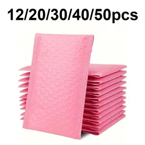 Bubble Mailers, 4x8 Inches, Padded Polyethylene, Waterproof, Self-Seal, Ideal for Jewelry, Cosmetics, Small Business Shipping
