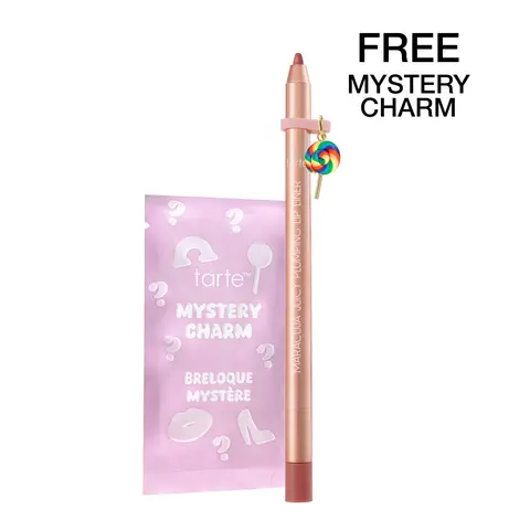 tarte maracuja juicy lip plump liner with limited-edition charm