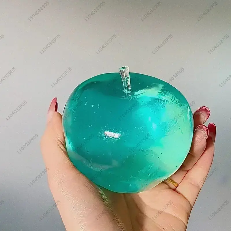 Big Apple Stress Ball Apple Fidget Toys Non-Bounce Squeeze Ball ASMR Sensory Toys for Kids & Adults Anti-Stress Festival Gifts