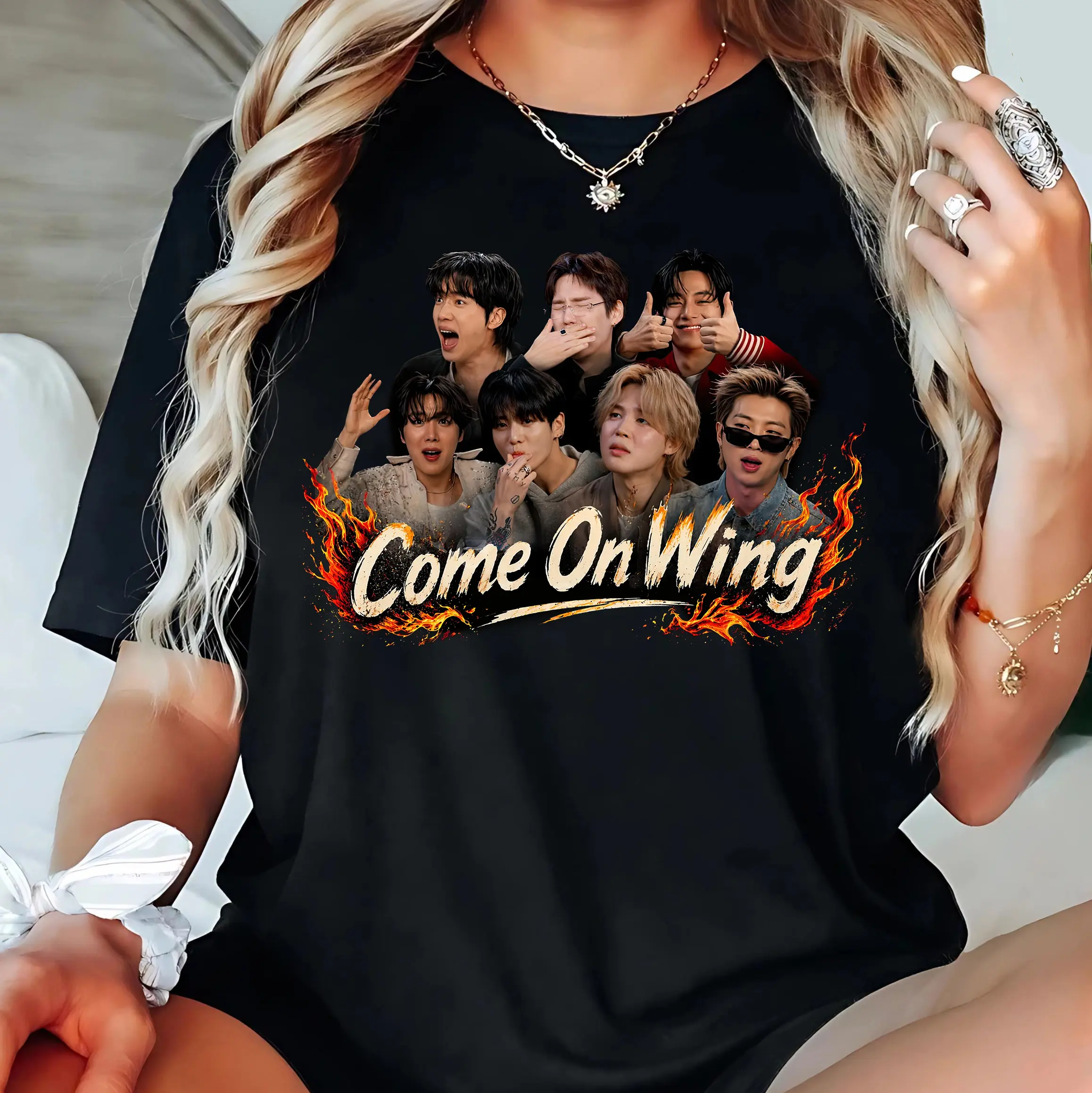 Come on Wing Graphic Tee, 2.0 Arirang Cult Army Kpop Youth Shirt, Arirang Y2k Unisex T-Shirt, Perfect Gift For Men, Women, And Kids