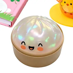 Giant Dumpling Squeeze Prop, Colorful Wonton Shape, Soft Glitter, Suitable for Men Women Home Office Relaxation Use, Stress Relief Gadgets, Stress Relieving Accessory