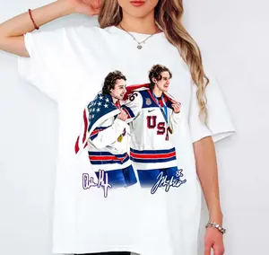 Champion Ice Hockey Brothers Graphic T-Shirt, Hoodie, Sweater | Gold Trophy Style Hockey Fan Design | Sports Lover Game Day Gift, Looks Good, Feels Better, Gildan Unisex, Premium Quality Cotton