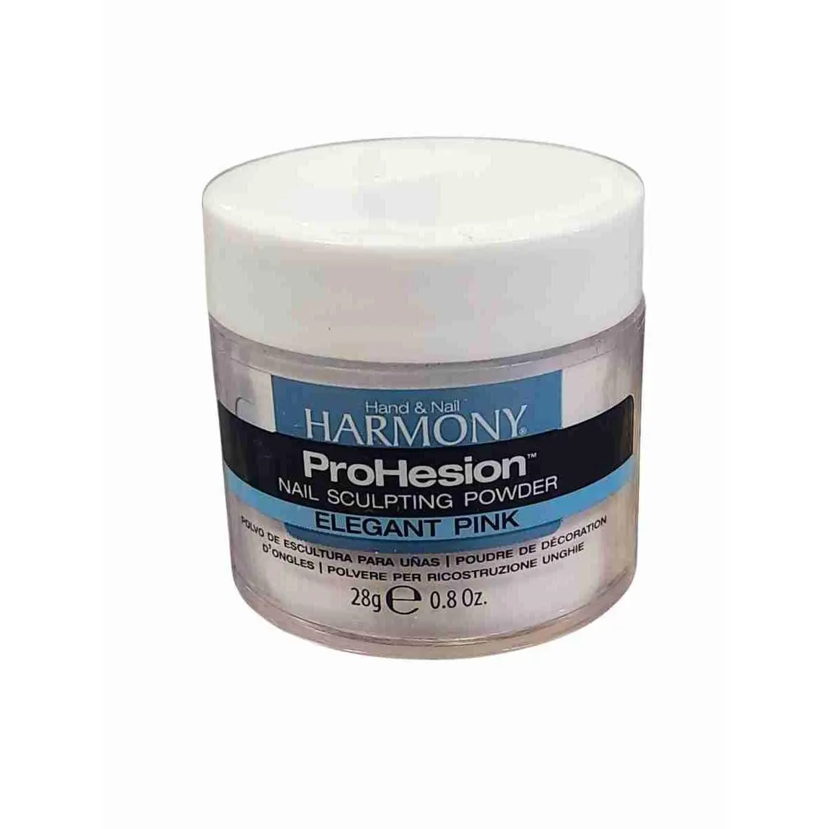 HARMONY ProHesion Polymer Acrylic Powder - 28g Bubble-Free Elegant Pink, Nail Art Manicure Cosmetic for Beauty & Personal Care Nail Care