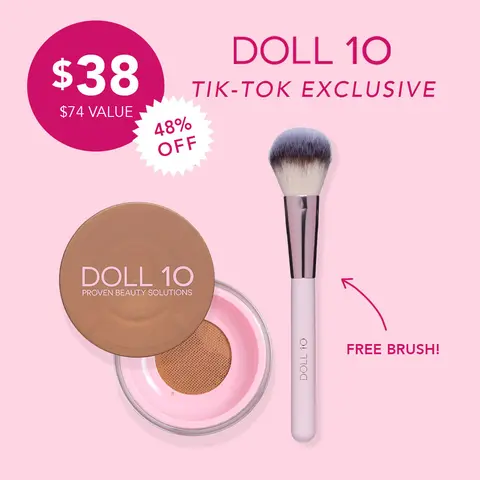 Warming Filter Powder and Brush Bundle Makeup Smooth