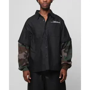 Loiter Art Studio Work Shirt Black/Camo