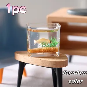 Miniature Fish Tank Fake Fish Model, Random Color, Dollhouse Scene Photography Decoration Accessory, 1 Piece, Perfect for Display