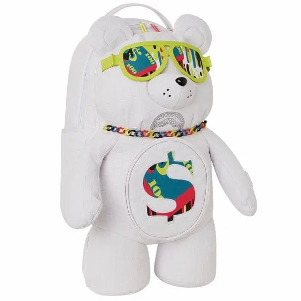 SPRAYGROUND: SHARK TRIP MONEYBEAR BACKPACK SPRAYGROUND: SHARK TRIP MONEYBEAR BACKPACK