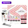Gentle Lash Lift Kit, 1 Set Waterproof Eyelash Perming & Dyeing Kit with Eyelash Extension Glue, Makeup Tools Set