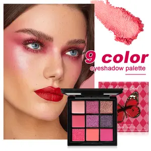 Red Tone Eyeshadow Palette  Highly Pigmented Smooth Texture Easy to Blend Perfect for Dates Commutes and Festive Holiday Looks