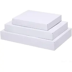 12-Pack White  Boxes with  - Multi-Pack  Wrap Boxes for Clothes, Apparel, Christmas and Births,  Sizes