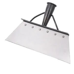 Manganese Steel Snow Shovel for Ice and Snow Removal, Multi-Purpose Cleaning Tool for Home and Farm Use, Efficient Dirt and Waste Shovel