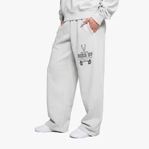 Varsity Wide Leg Sweatpants - Bucked Up - Unisex Sweatpants