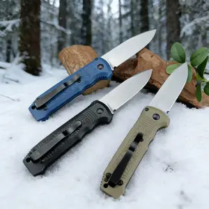 4400 bm Folding Knife, High-Quality Pocket Knife, Kitchen Tool, Multi-Functional Lightweight, Ideal for Camping Fishing, Perfect Gift