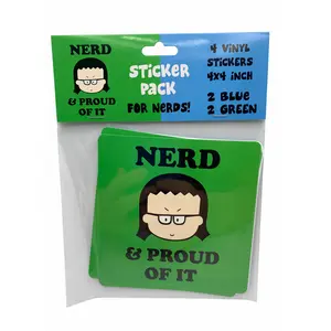 Sticker Pack Nerd and Proud Of It (Kim)