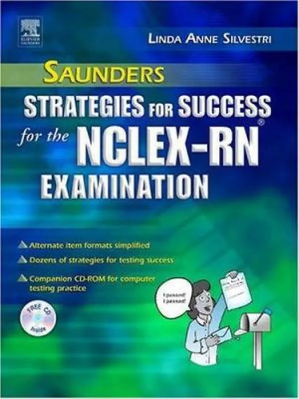 Used Book - Saunders Strategies for Success for the NCLEX-RN Examination by Angela Silvestri PhD, APRN, FNP-BC, CNE (Paperback, English, 368 Pages, 2004 NCLEX-RN Test Plan, Customize Quizzes and Exams, Alternate Item Formats), Soft Cover