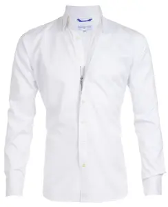 Wrinkle Resistant Broadcloth - White