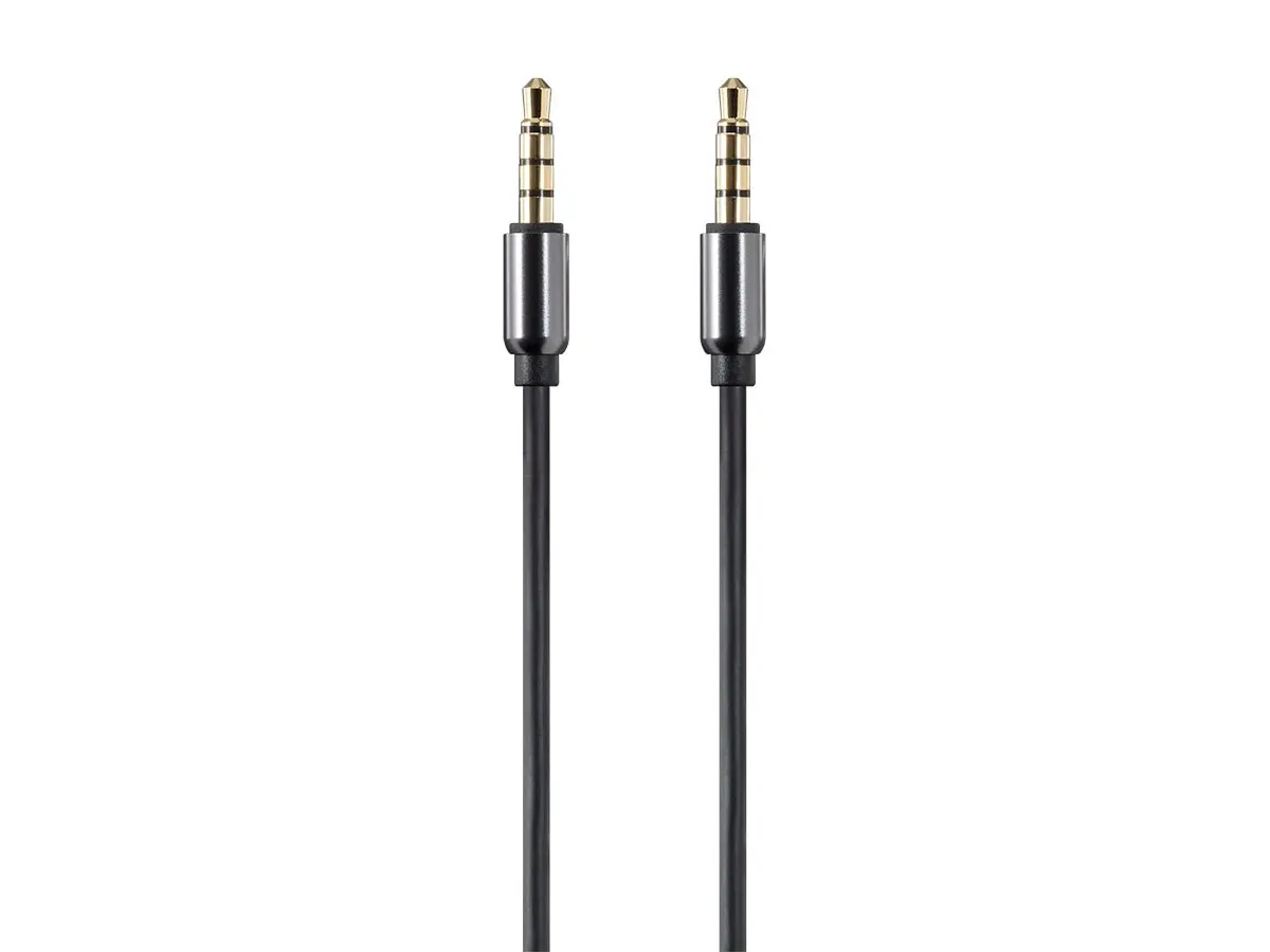 Monoprice 18634 10 ft. Onyx Series Auxiliary 3.5 mm TRRS Audio & Microphone Cable