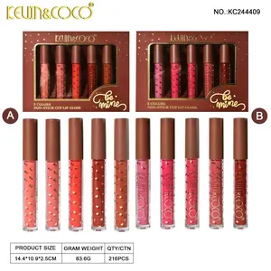 Kevin & Coco Be Mine Matte Lip Gloss Collection for Lip Care - Lipgloss Makeup Cosmetic Color Lipstick cupcake Scent