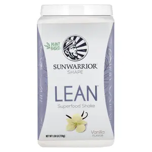 Sunwarrior Lean™ Superfood Shake, Vanilla, 1.59 lb (720 g)