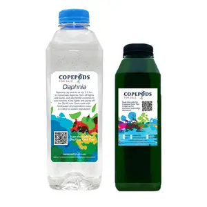 32oz Daphnia + 16oz Phyto – Fresh Food for Fish, Fry & Reptiles – Free Ship