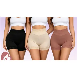 High Waist Shapewear Panty with Anti-Slip Silicone Band - Stretchy Breathable & Seamless Tummy Control Butt Lifting for Everyday Confidence Women's Basic Minimalist Multi Colors 3Pcs-BS