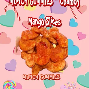 Munch Gummies ~  Chamoy Mango Slices Snack