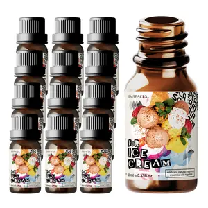 12pc 10ML Vanilla Ice Cream Essential Oil, Scented Oil, Air Freshener, Home Fragrance for Diffuser, Car, Bathroom, Bedroom, Living Room, Office, Scent