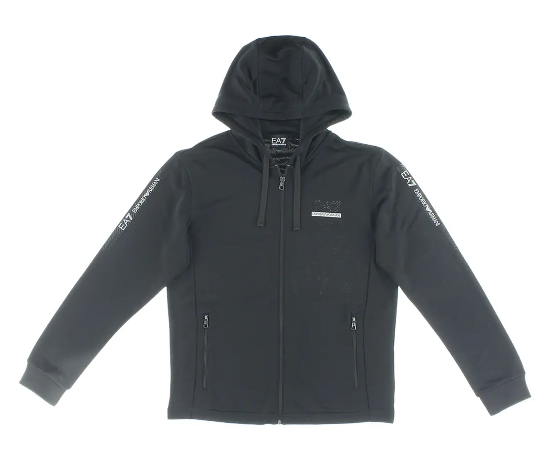 Emporio Armani EA7 JD SMU Men's Active Hoodie Sweatshirt - Athletic Sports Clothes, Activewear Sports Tops