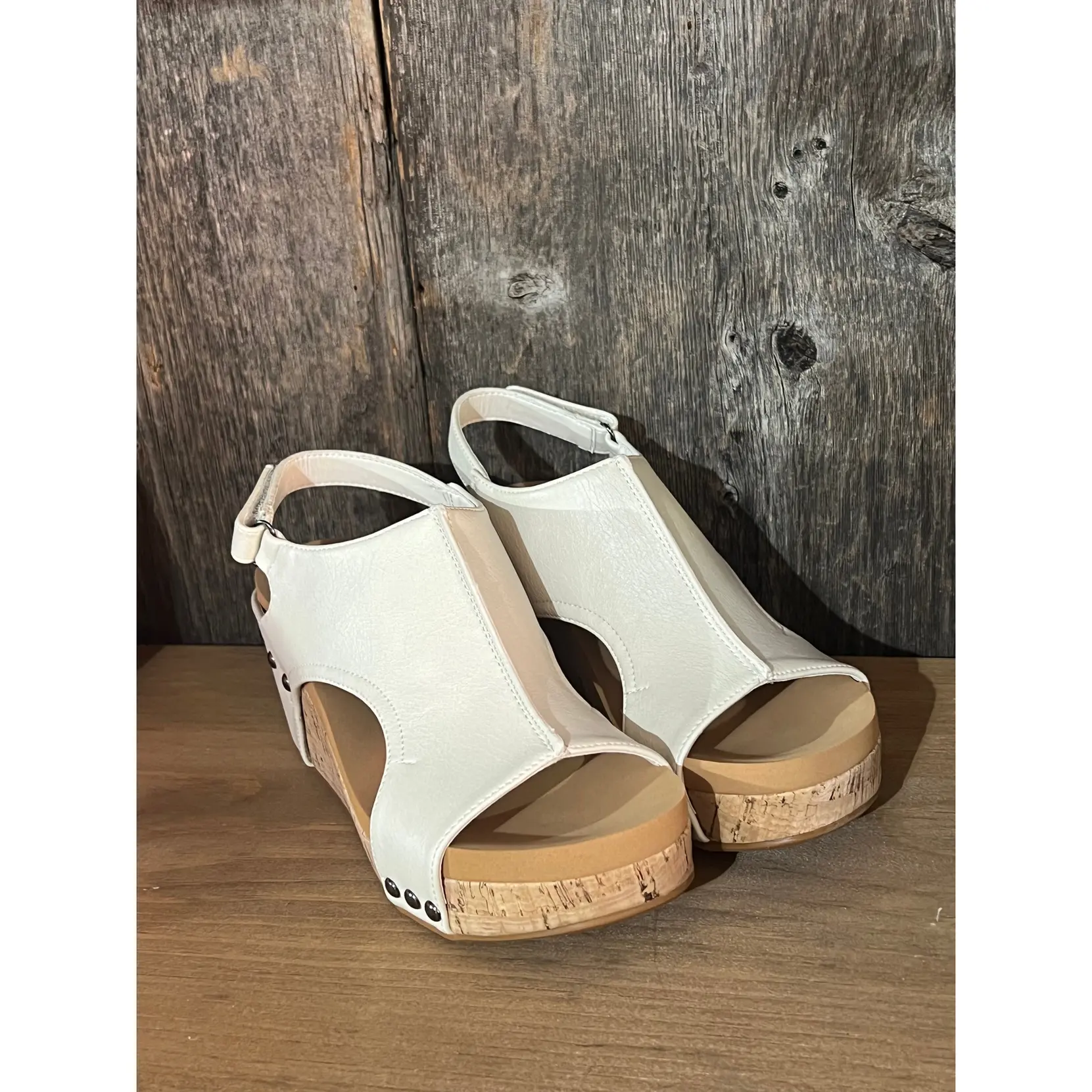 Corkys Cream Carley Wedge