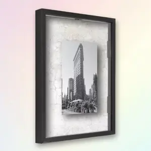 8.75x10.75 Float Gallery Frame Black - for Photos Art, Threshold