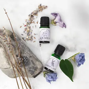 Aquarius Essential Oil Set- The Zodiac Collection, Aromatherapy Astrology Solution