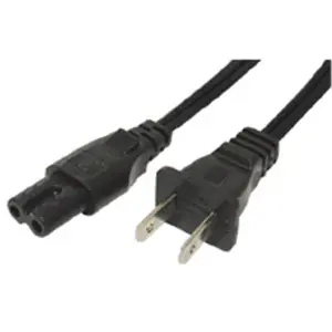 Cables To Go 27398 6ft NON-POLARIZED POWER CORD (IEC320 C7 to NEMA 1-15P)