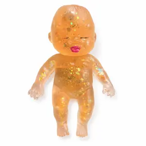 Baby soft soft flashing slow rebound, stress ball,baby soft sensory adult and child stress relief toy, soft cute squeezable desktop decoration gift (yellow) tiktokshop spring glow up outdoorfun，anxiety relief gift, holiday party gift