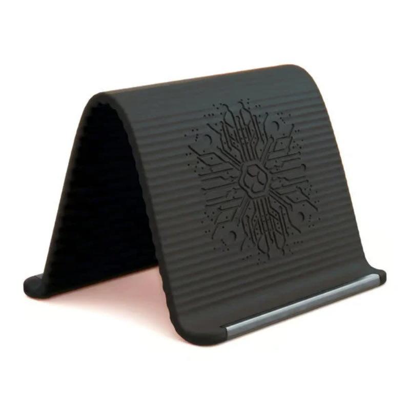 Creative Flexible & Foldable Silicone Stand — Desktop Holder for Phones, Tablets, and Laptops | Versatile & Adjustable "Lazy" Stand | Travel Accessory