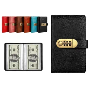Money Saving Challenge Binder with Lock – 100 Envelopes Cash Budget Planner Book, Password Protected Money Bag Storage System, Financial Goal Tracker & Cash Envelope Organizer for Budgeting and Expense Management
