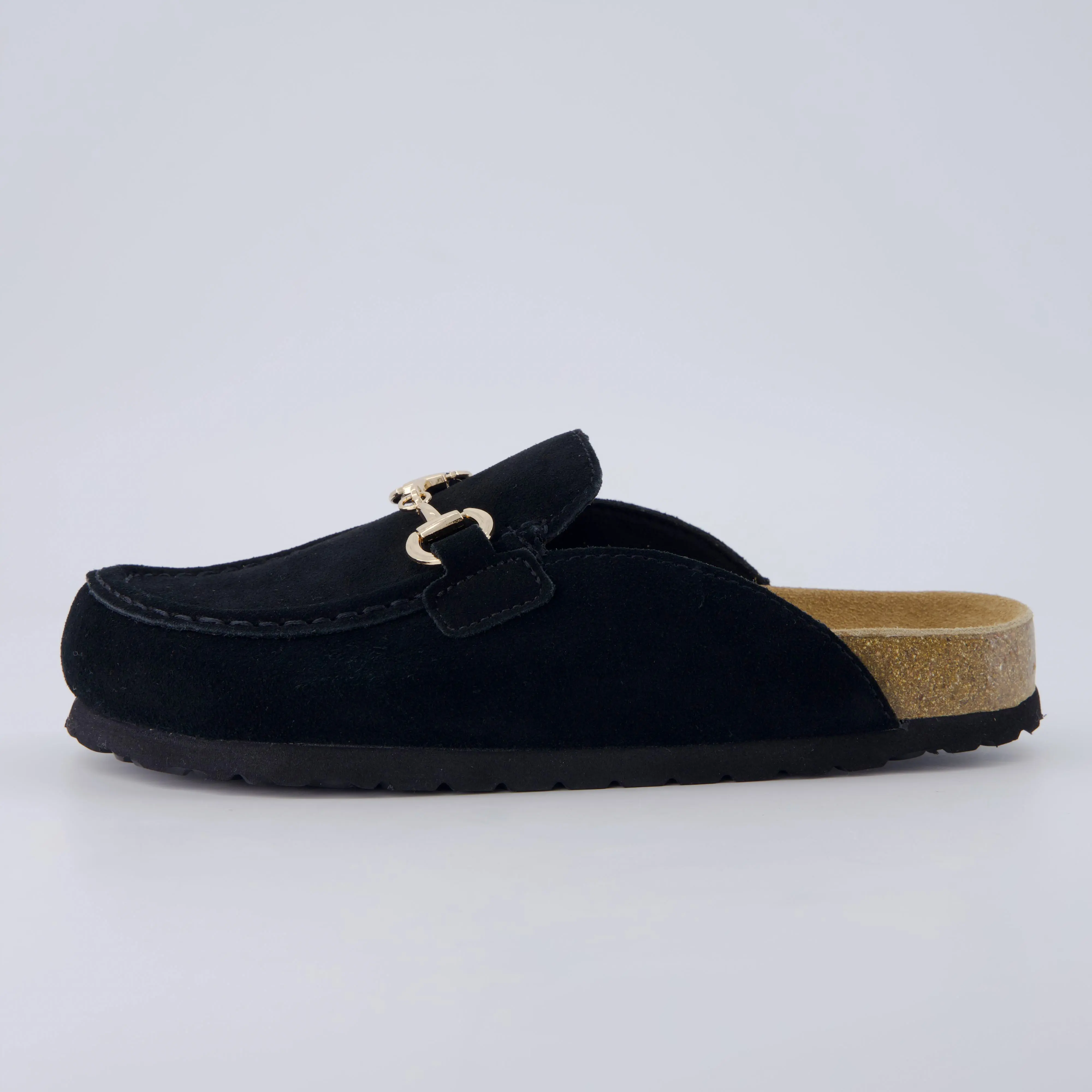 Cushionaire Cliff Suede Clog Mules for Women