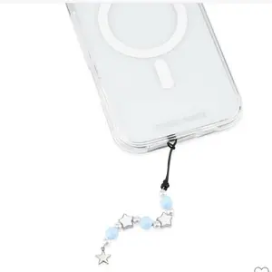 Case Mate Mini Charm - Clear Case with Star Design and Beads, Ideal for Everyday Use