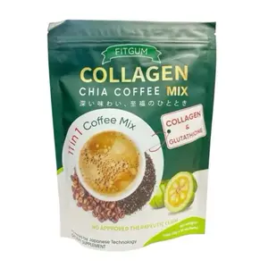 FITGUM Collagen Chia Coffee - 11 in 1 Coffee Mix (10 Sachets x 12g)