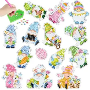Diamond Painting Stickers Spring Gnomes