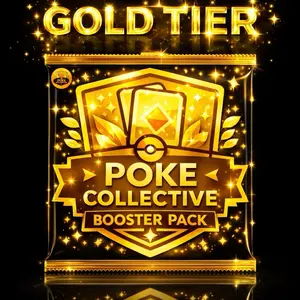 Poke Collective Booster Pack - Brand New Guaranteed Hit - GOLD TIER