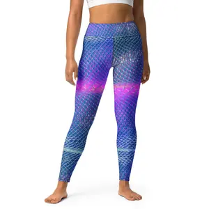 Snake Skin Blueink Leggings